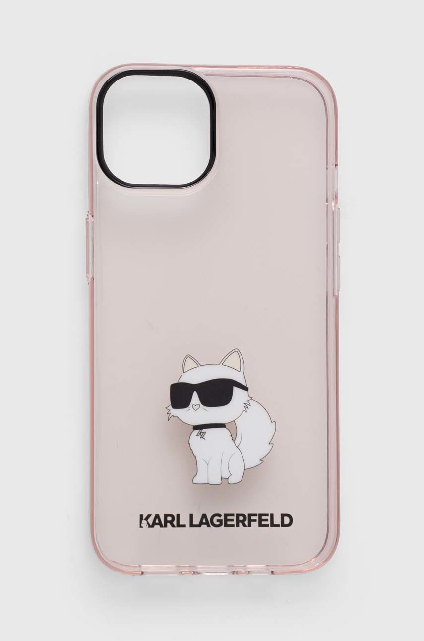 

Кейс за телефон Karl Lagerfeld iPhone 14 6,1'' в розово, Розов