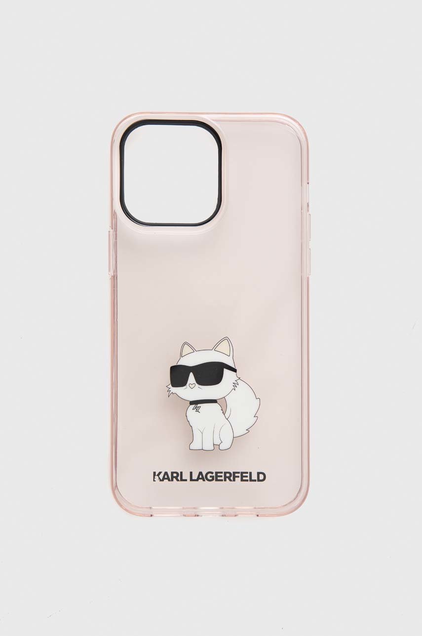 

Кейс за телефон Karl Lagerfeld iPhone 14 Pro Max 6,7'' в розово, Розов