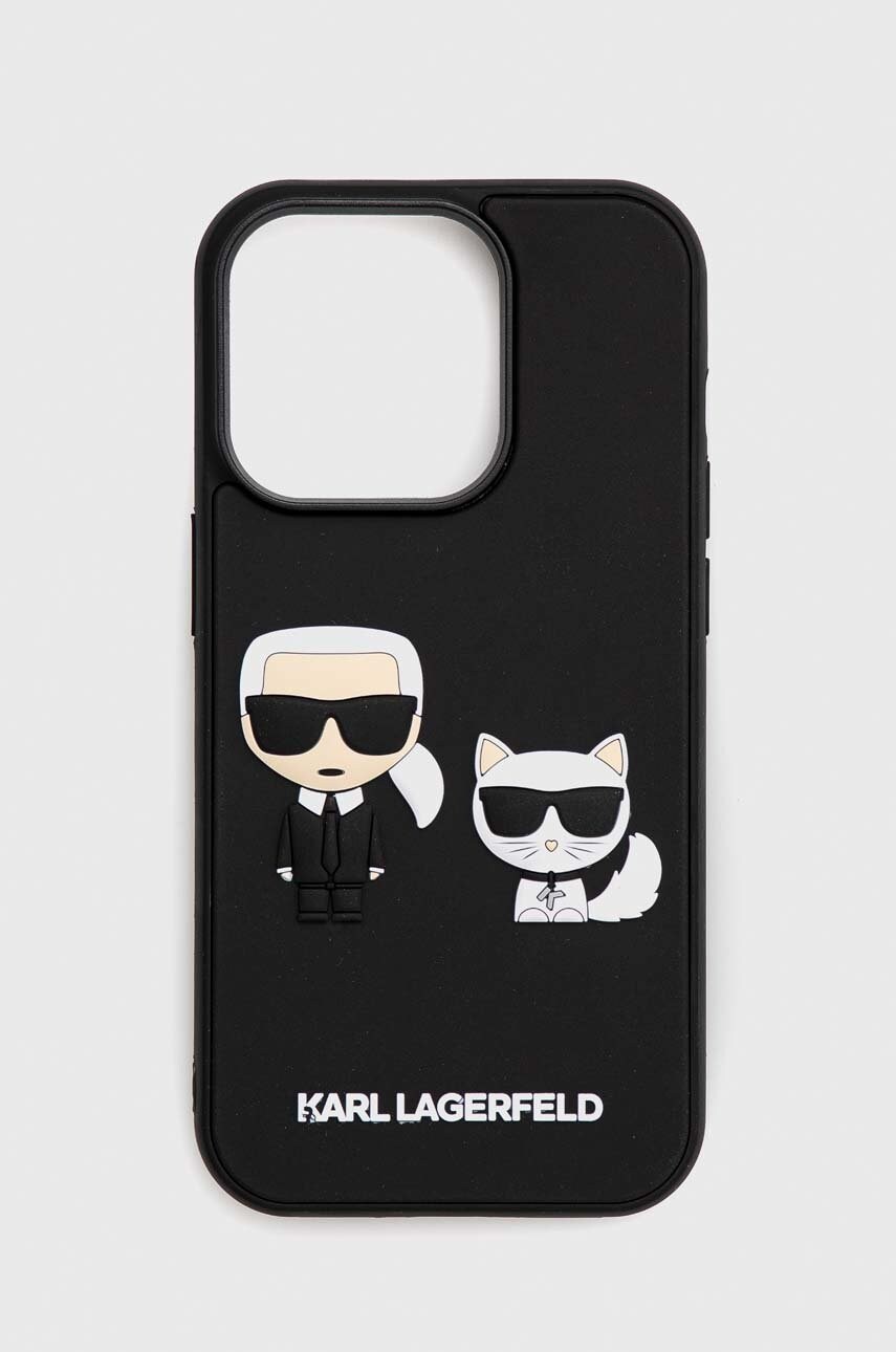 

Чехол на телефон Karl Lagerfeld iPhone 14 Pro 6,1'' цвет чёрный