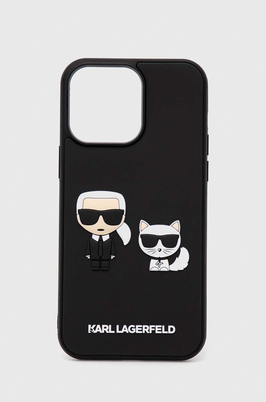 

Кейс за телефон Karl Lagerfeld iPhone 14 Pro Max 6,7'' в черно, Черен