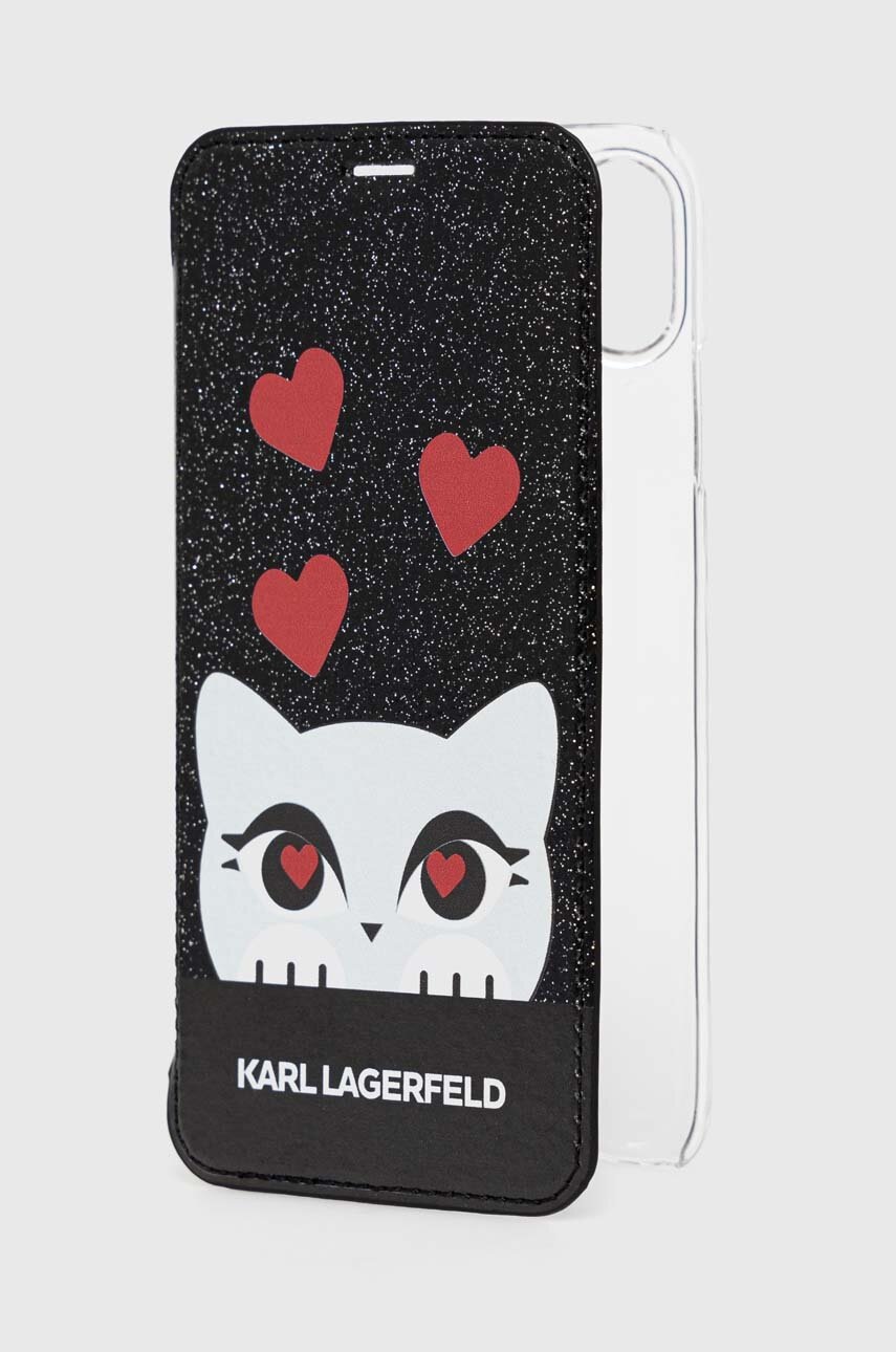 

Кейс за телефон Karl Lagerfeld iPhone X/Xs в черно, Черен