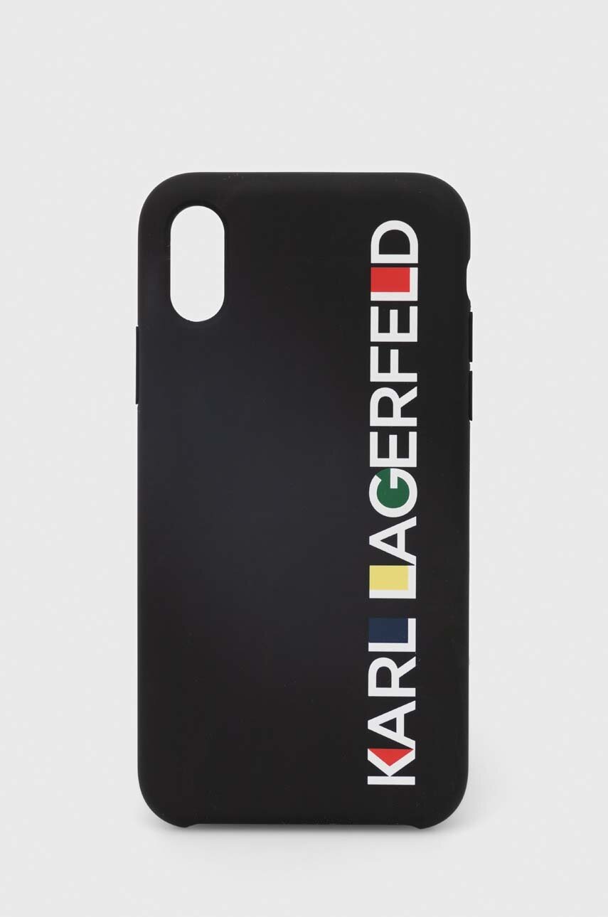 

Чохол на телефон Karl Lagerfeld iPhone X/Xs колір чорний