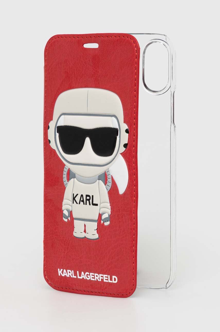 Karl Lagerfeld Husă pentru telefon iPhone X/ Xs culoarea rosu