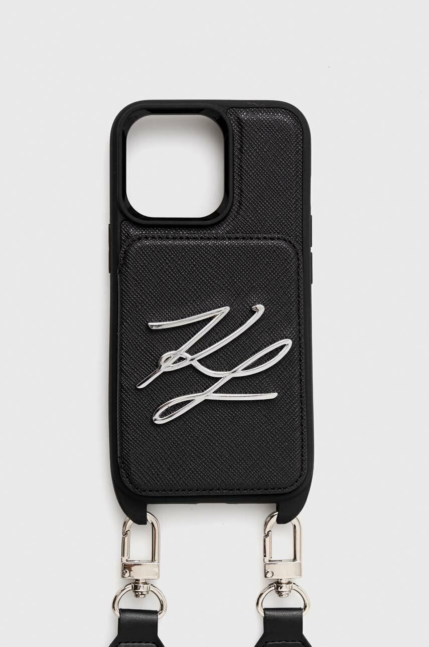 

Чехол на телефон Karl Lagerfeld iPhone 13 Pro / 13 6,1" цвет чёрный