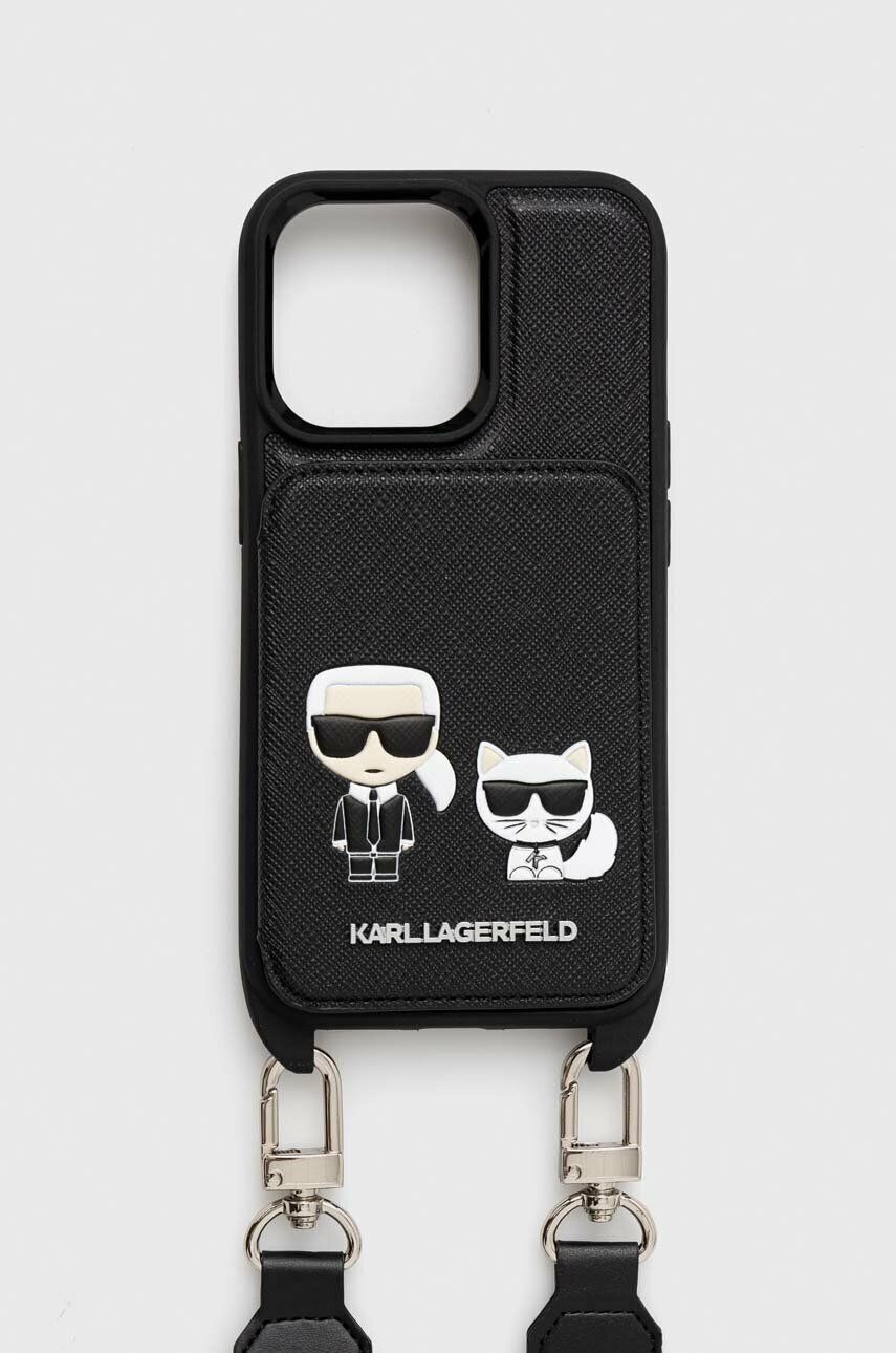 

Чехол на телефон Karl Lagerfeld iPhone 13 Pro/ 13 6,1'' цвет чёрный