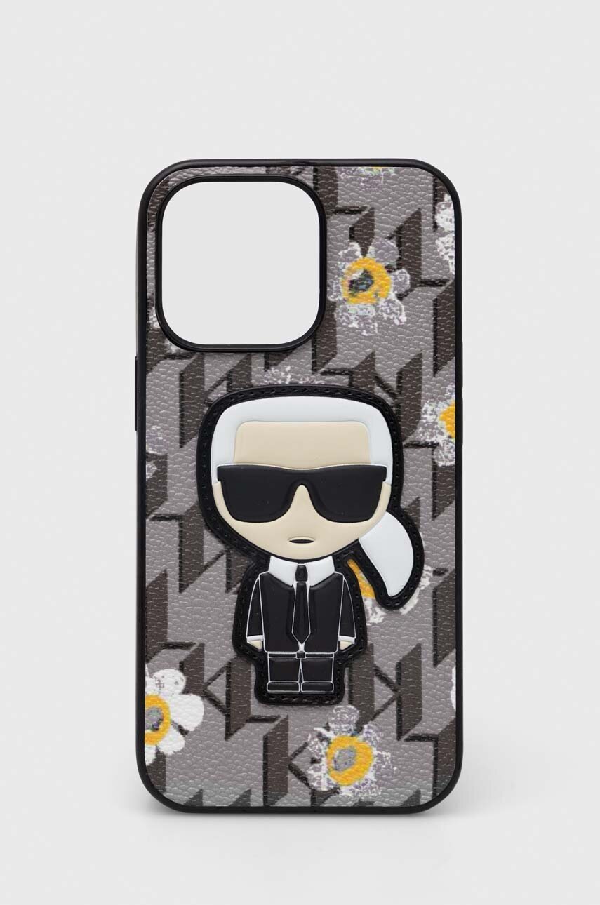 

Кейс за телефон Karl Lagerfeld iPhone 13 Pro / 13 6,1" в сиво, Сив
