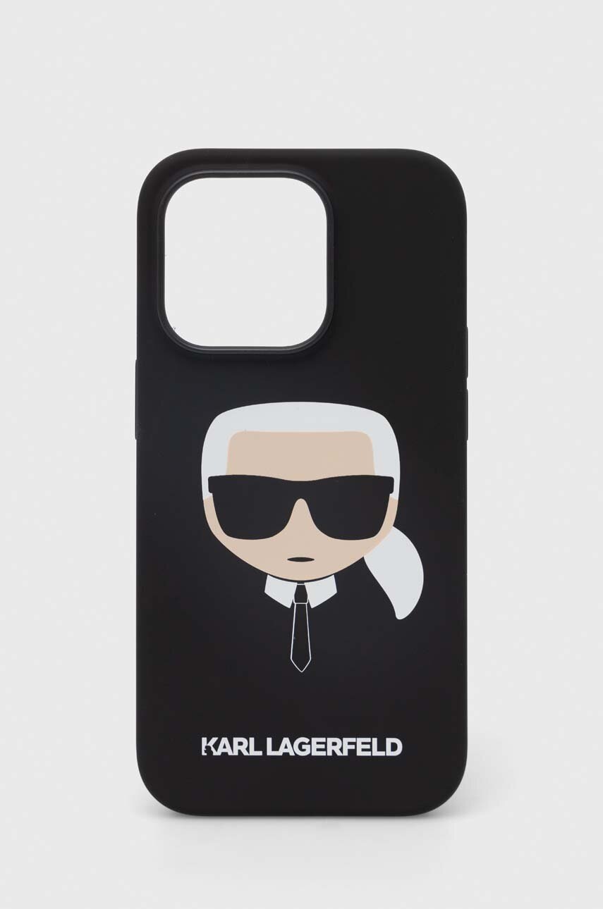 

Чехол на телефон Karl Lagerfeld iPhone 14 Pro 6,1'' цвет чёрный