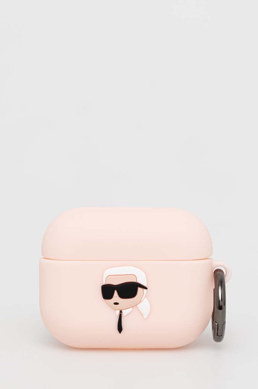 

Калъф за airpods Karl Lagerfeld AirPods Pro cover в розово, Розов