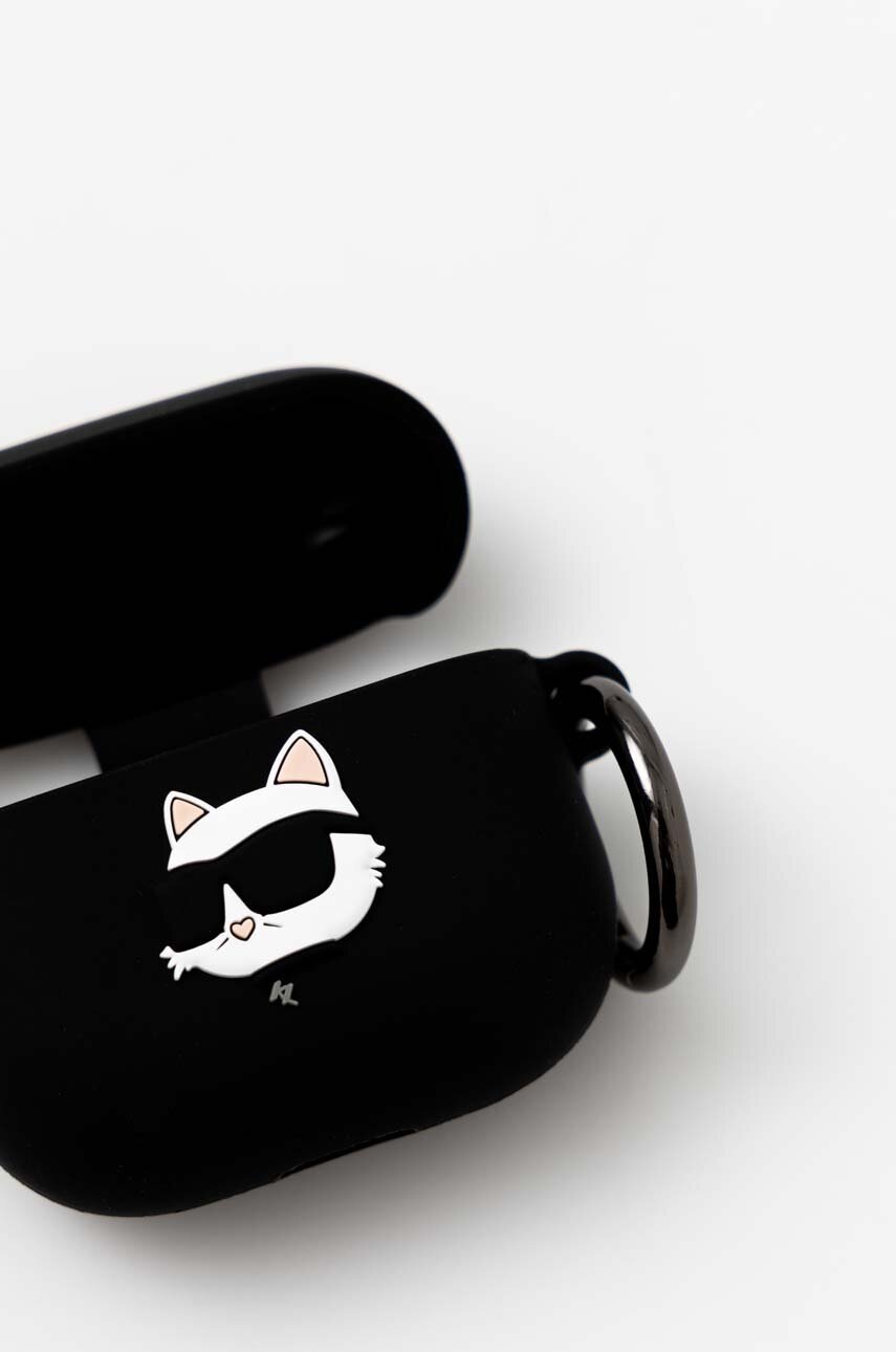 Θήκη για airpods Karl Lagerfeld AirPods 3 cover χρώμα: μαύρο φωτογραφία