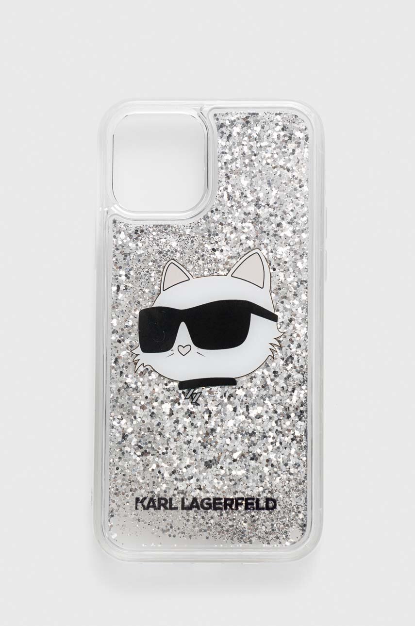 

Кейс за телефон Karl Lagerfeld iPhone 12/12 Pro 6,1" в сребристо, Сребърен