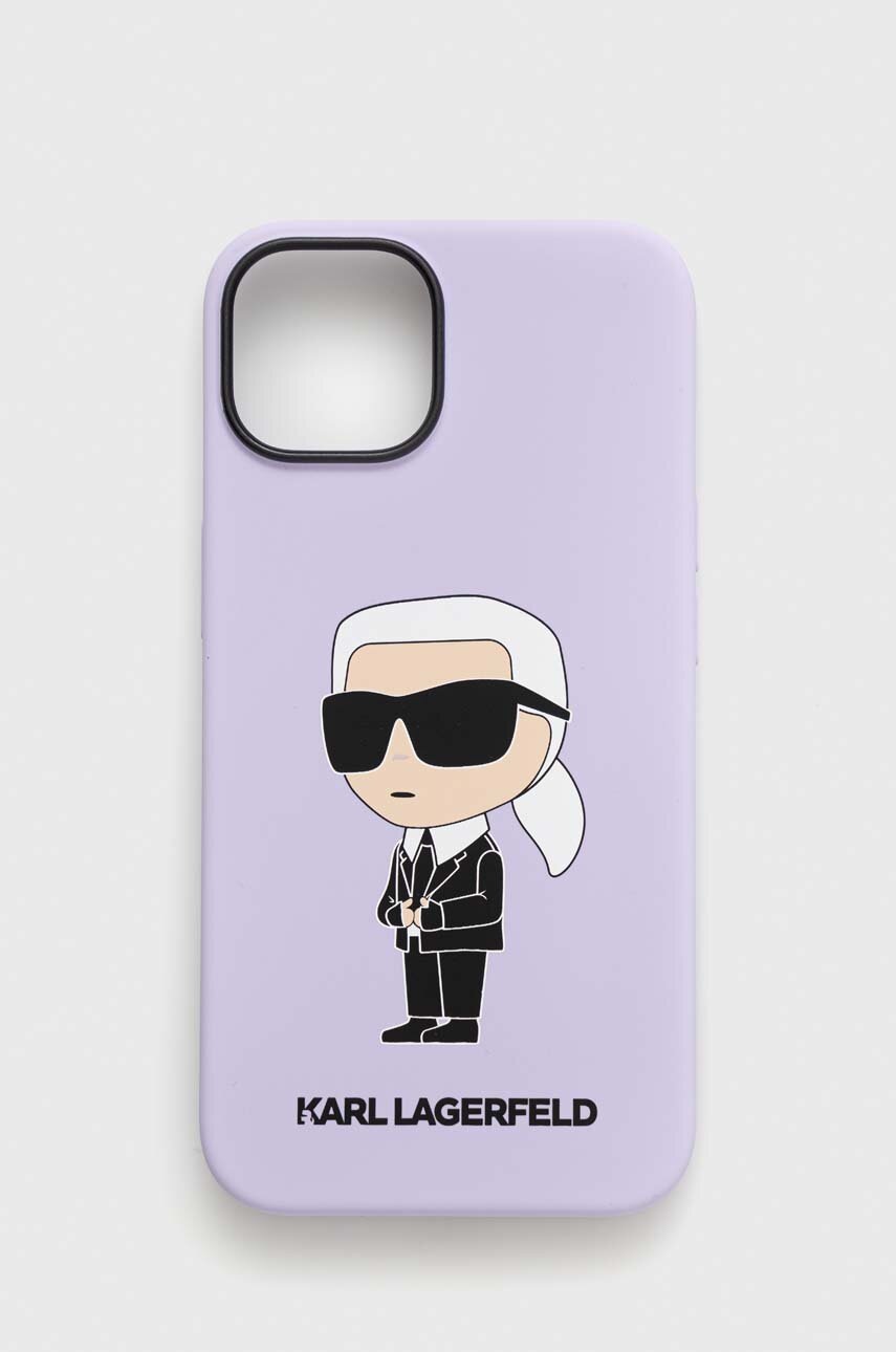 

Кейс за телефон Karl Lagerfeld iPhone 14 6,1" в лилаво, Виолетов