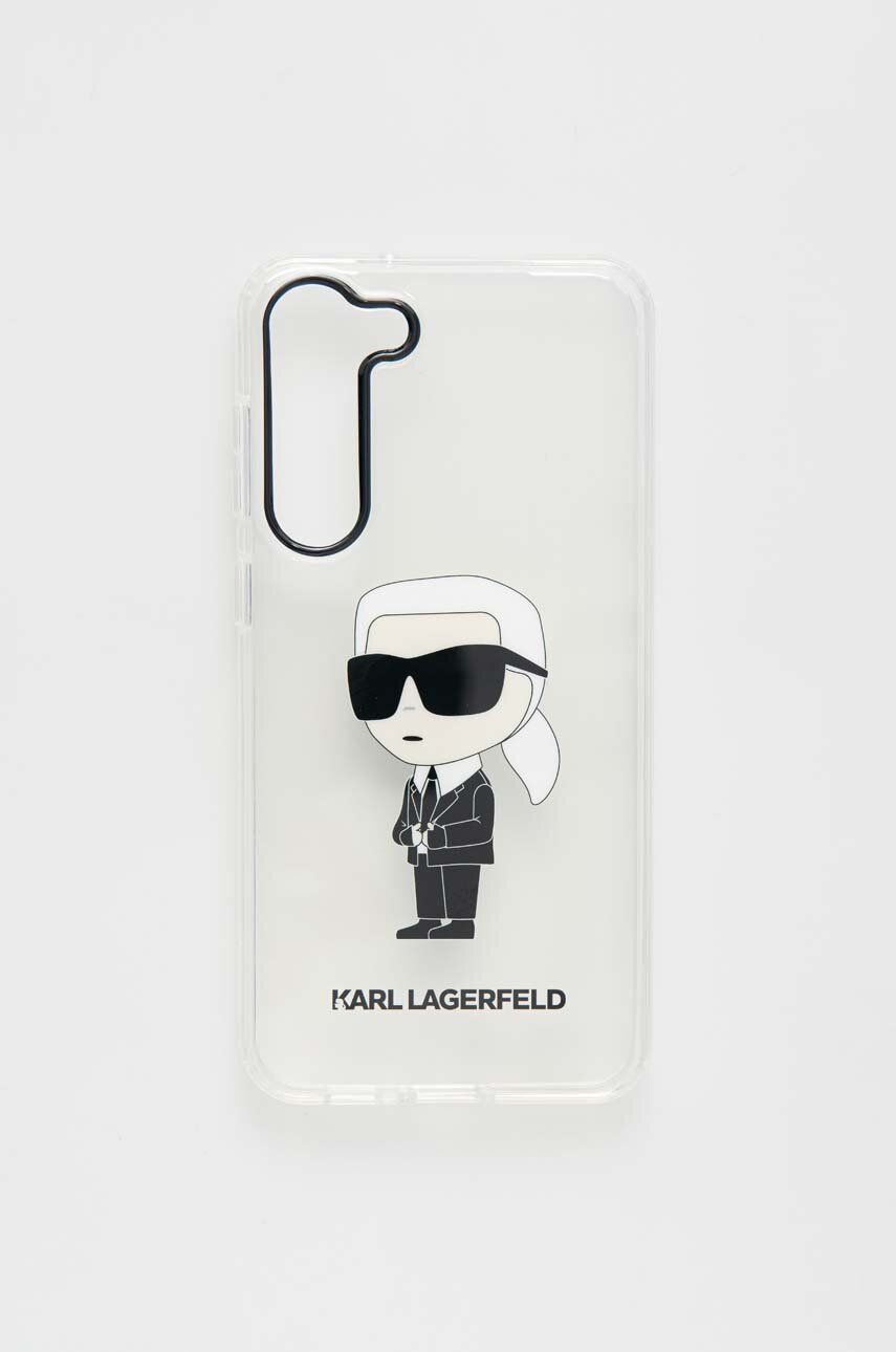 

Кейс за телефон Karl Lagerfeld Samsung Galaxy S23+ в прозрачен цвят