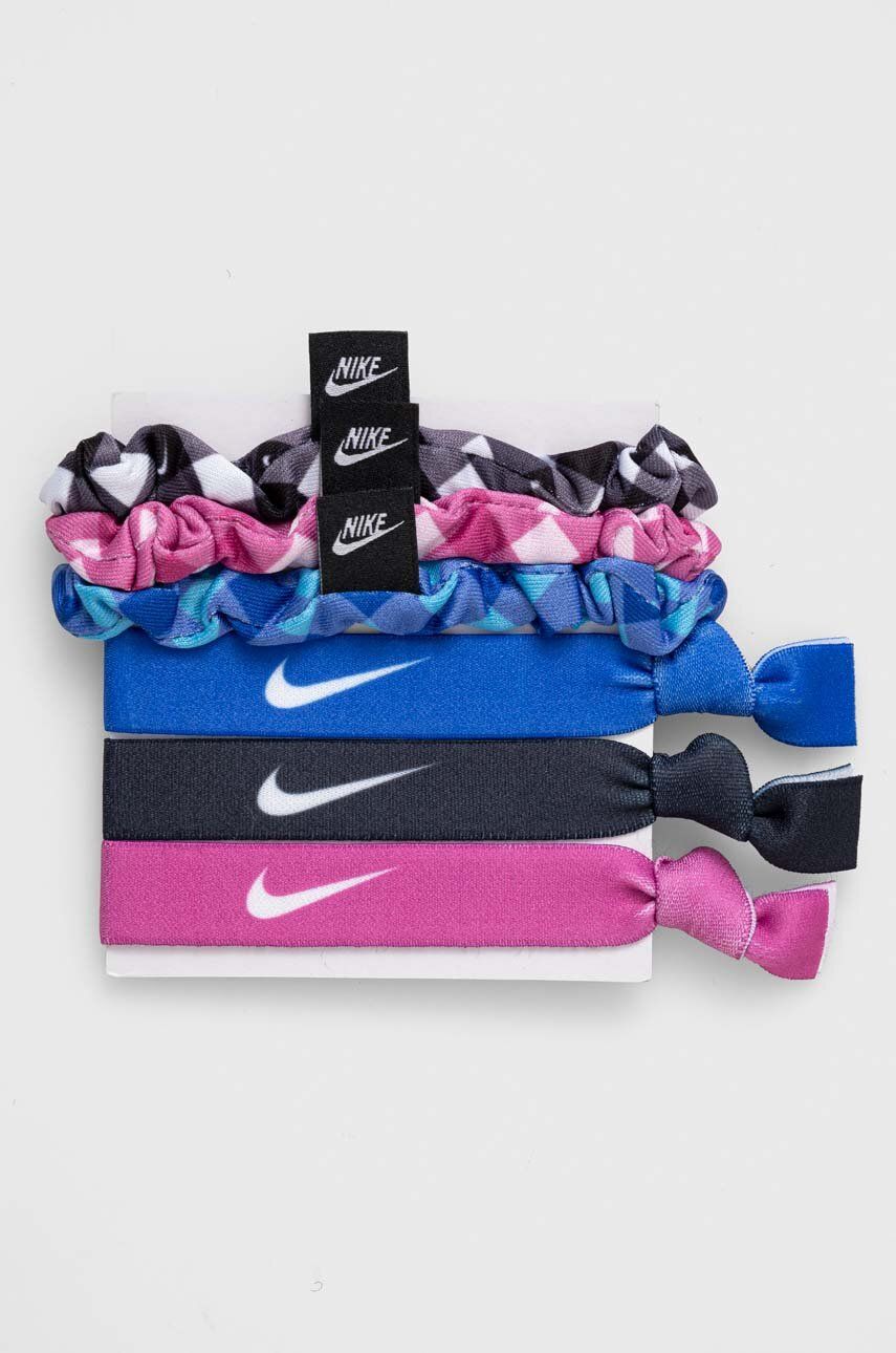 Vlasové gumičky Nike 6-pack - vícebarevná -  48 % Polyester