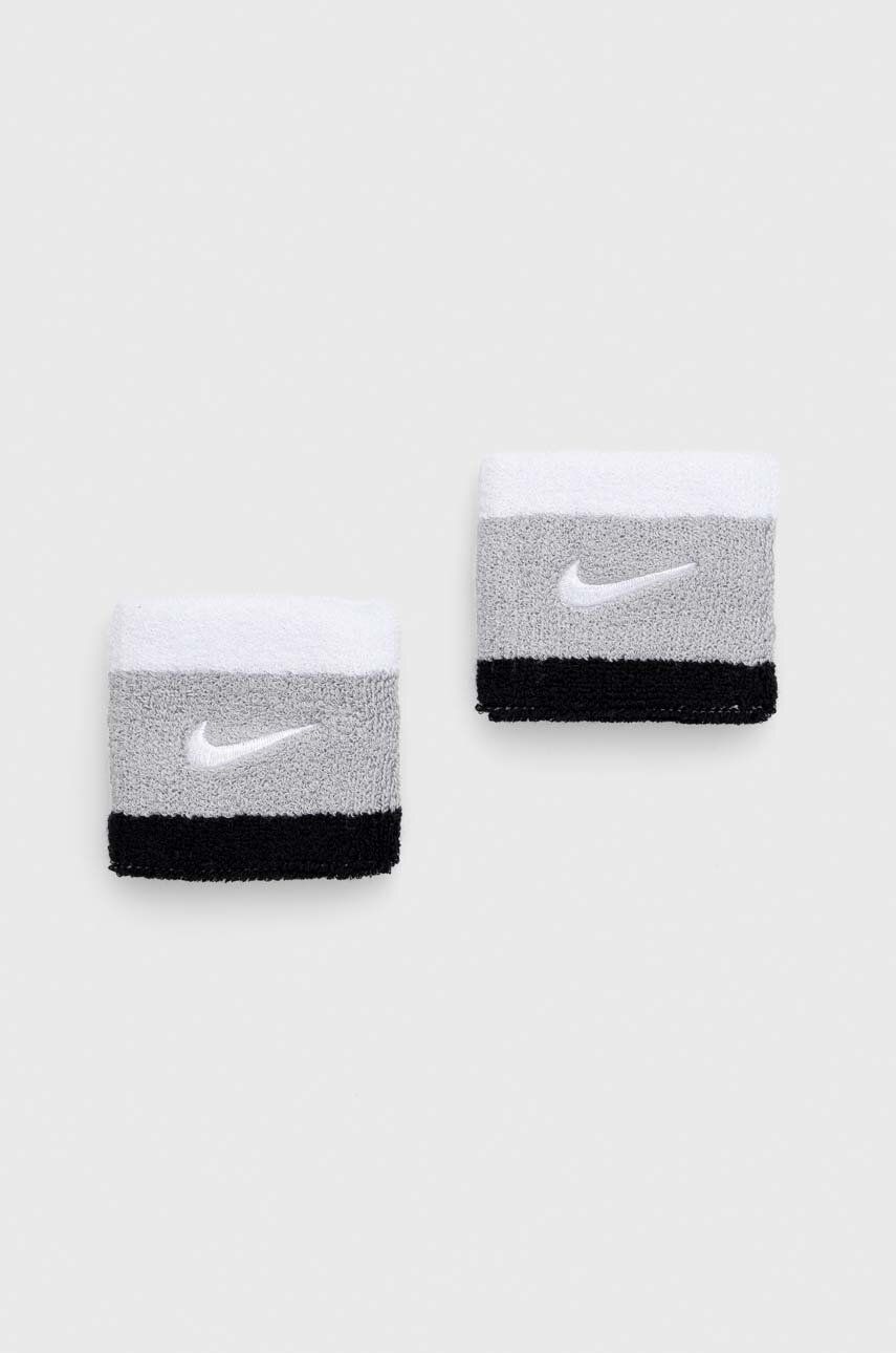Nike brățări 2-pack culoarea gri