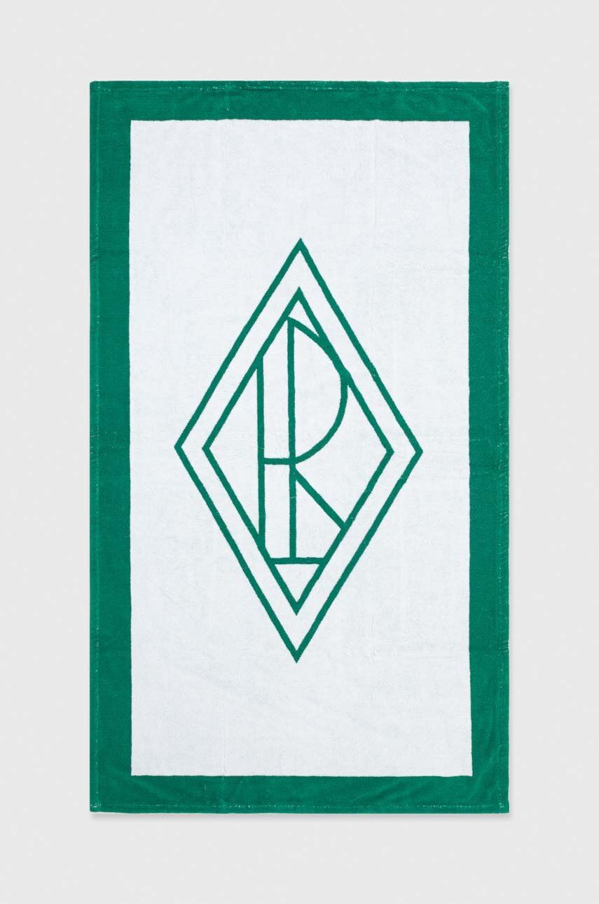 E-shop Bavlněný ručník Ralph Lauren bílá barva