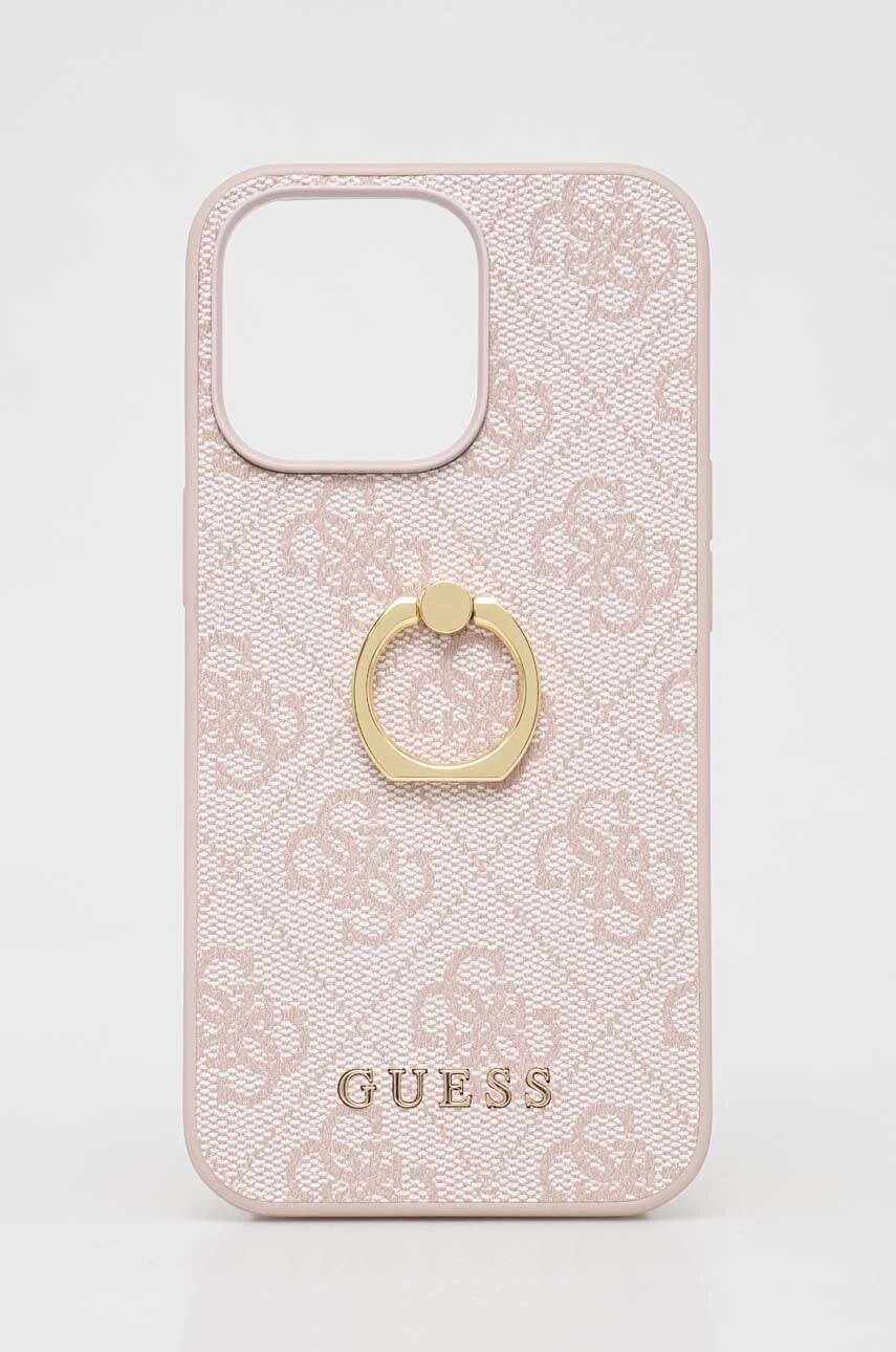 

Чехол на телефон Guess iPhone 13 Pro цвет розовый