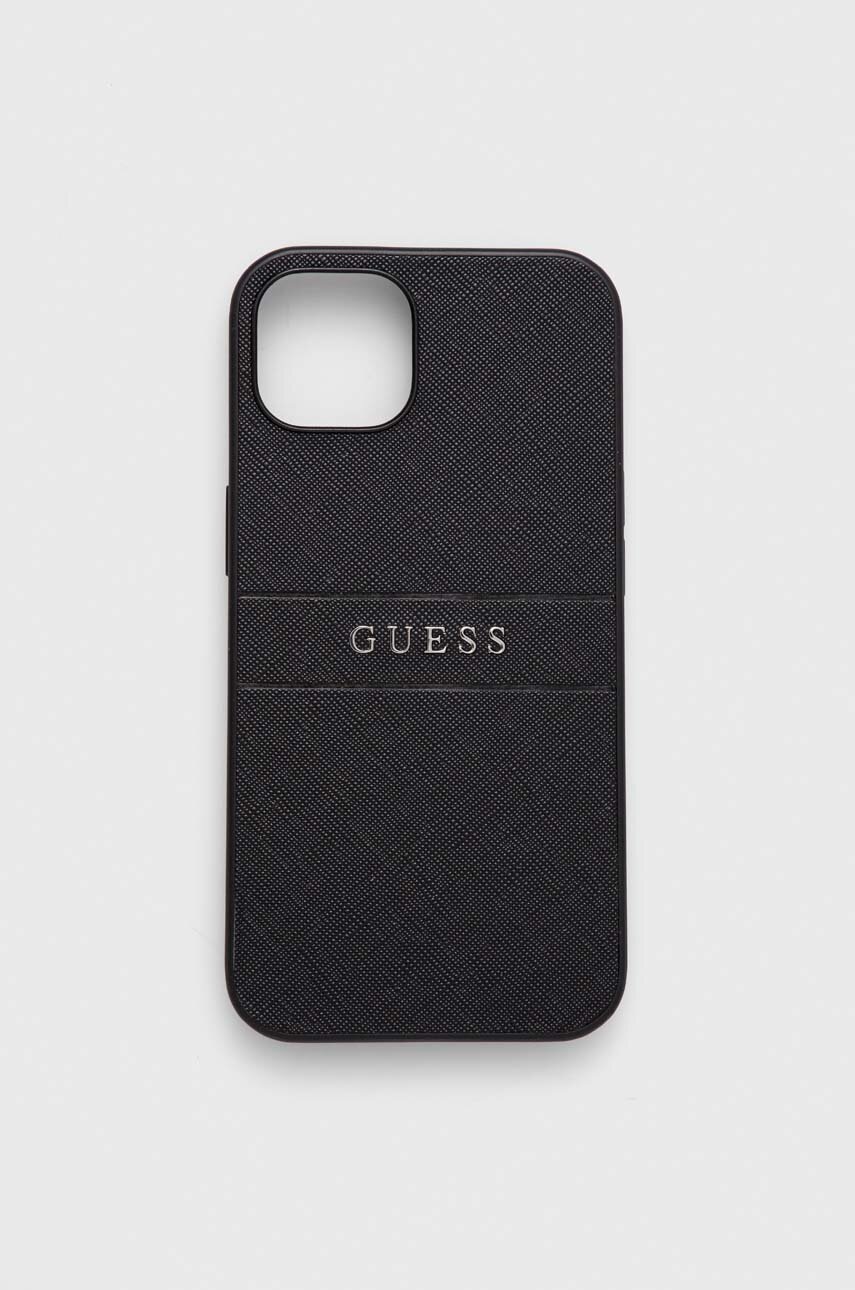 

Кейс за телефон Guess iPhone 13 6,1" в черно, Черен