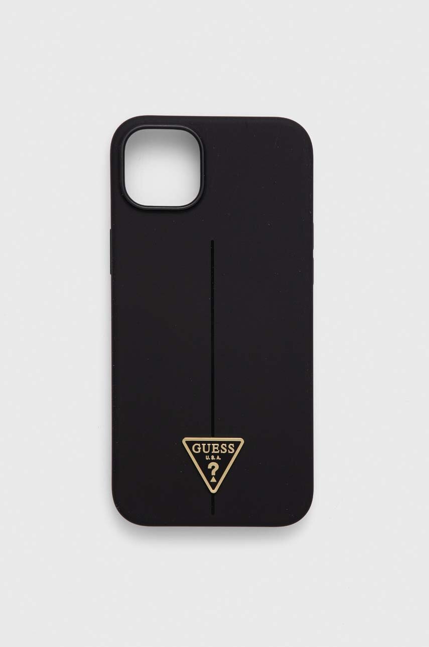 

Кейс за телефон Guess iPhone 14 Plus 6,7" в черно, Черен