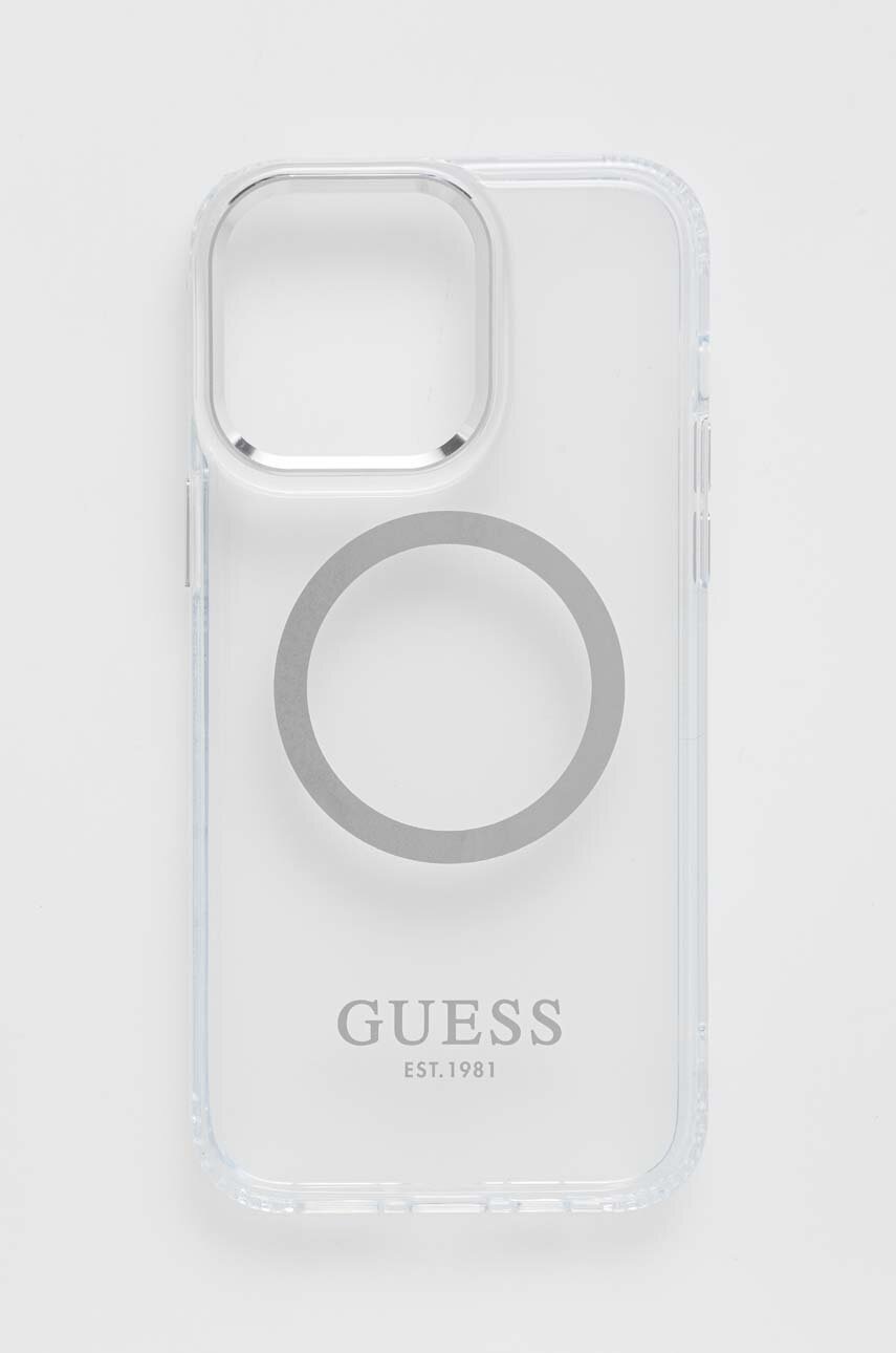 

Чехол на телефон Guess iPhone 14 Pro Max 6,7" цвет серебрянный