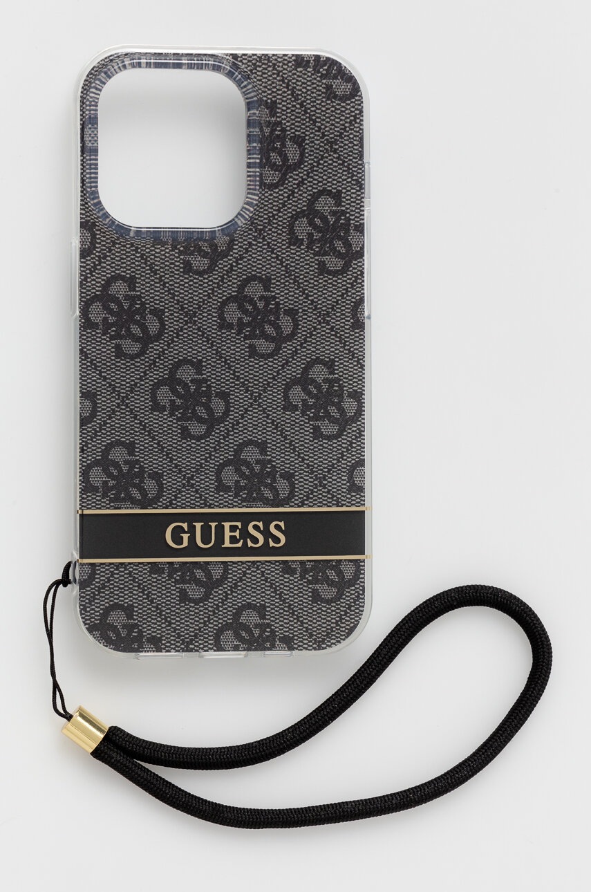 

Чохол на телефон Guess iPhone 14 Pro 6,1" колір чорний