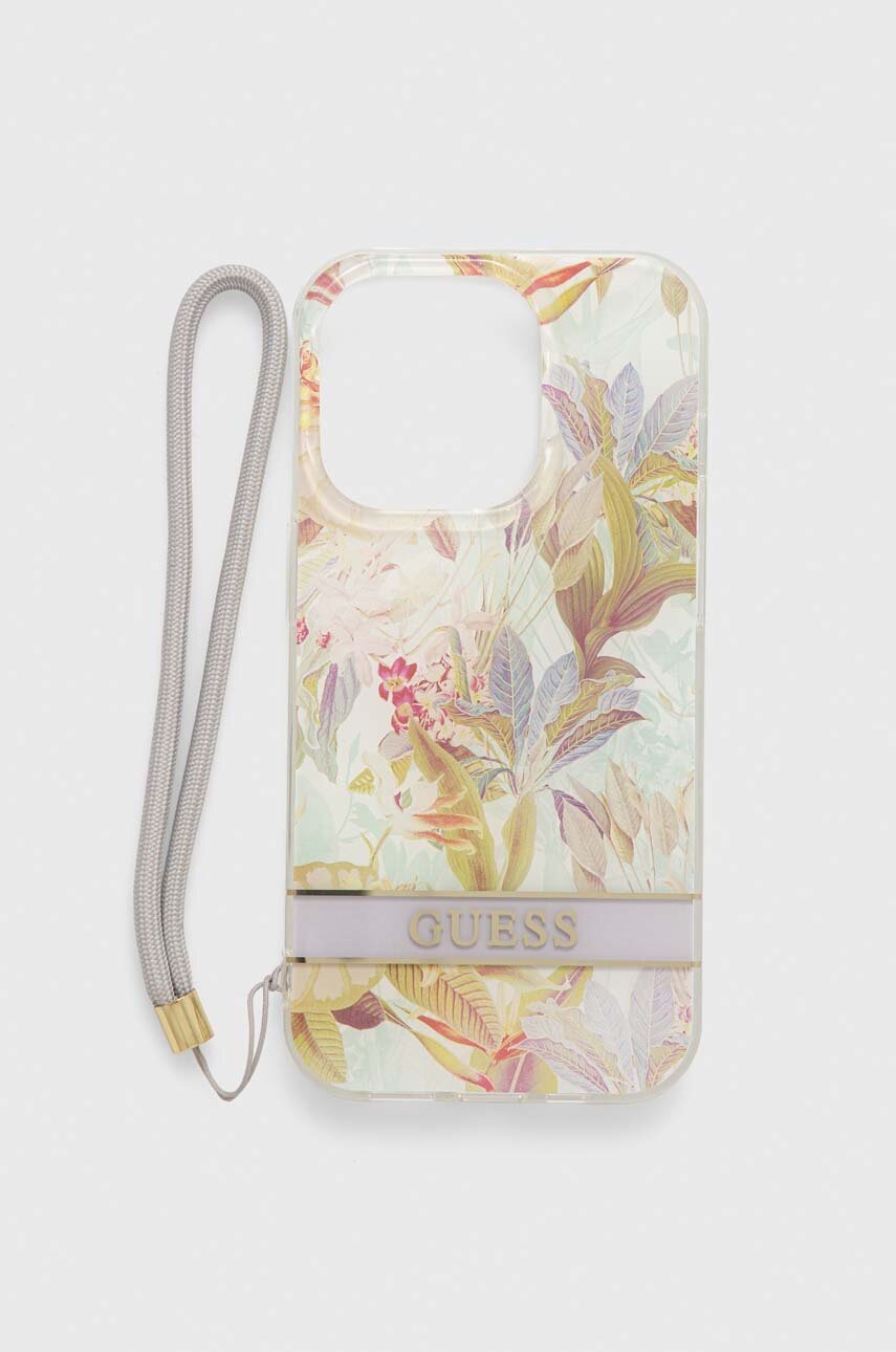 

Чохол на телефон Guess iPhone 14 Pro 6,1" колір фіолетовий