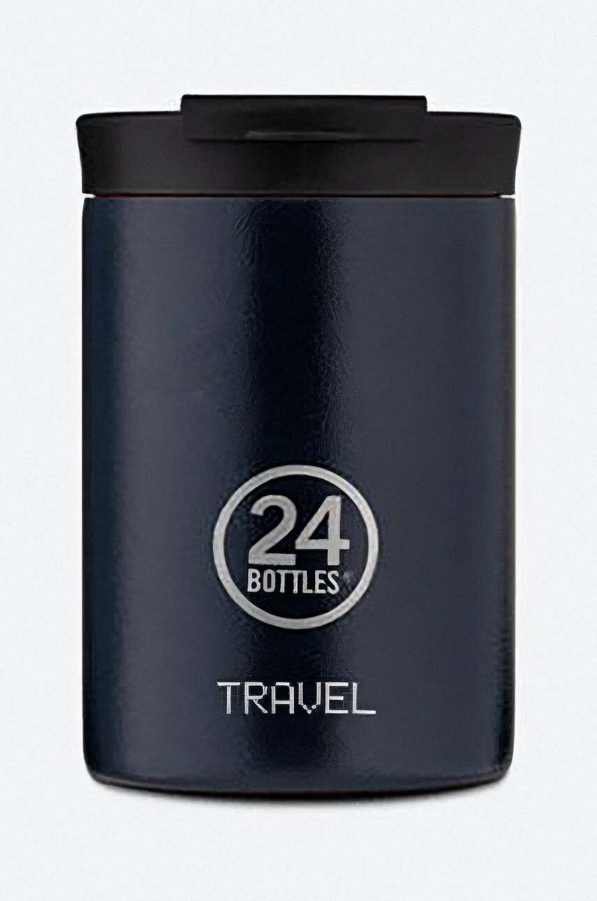 24bottles cana termică TRAVEL.TUMBLER.350.DEEP-DEEP.BLUE