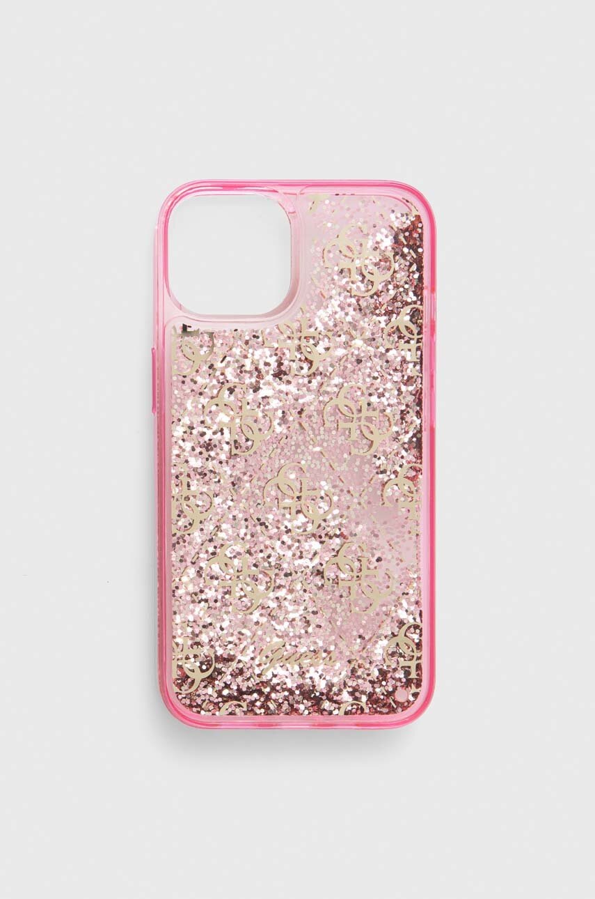 

Чехол на телефон Guess iPhone 14 6.1" цвет розовый