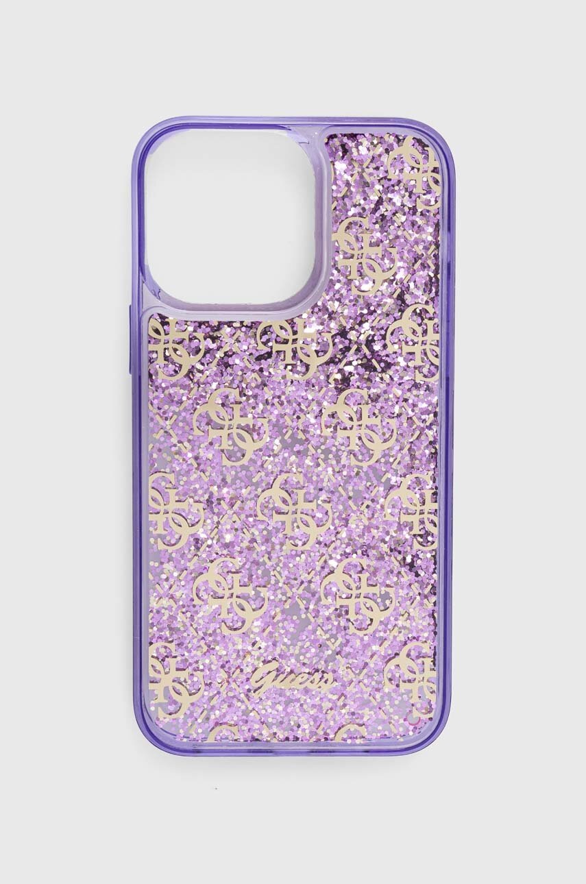 

Чехол на телефон Guess iPhone 14 Pro Max 6.7" цвет фиолетовый