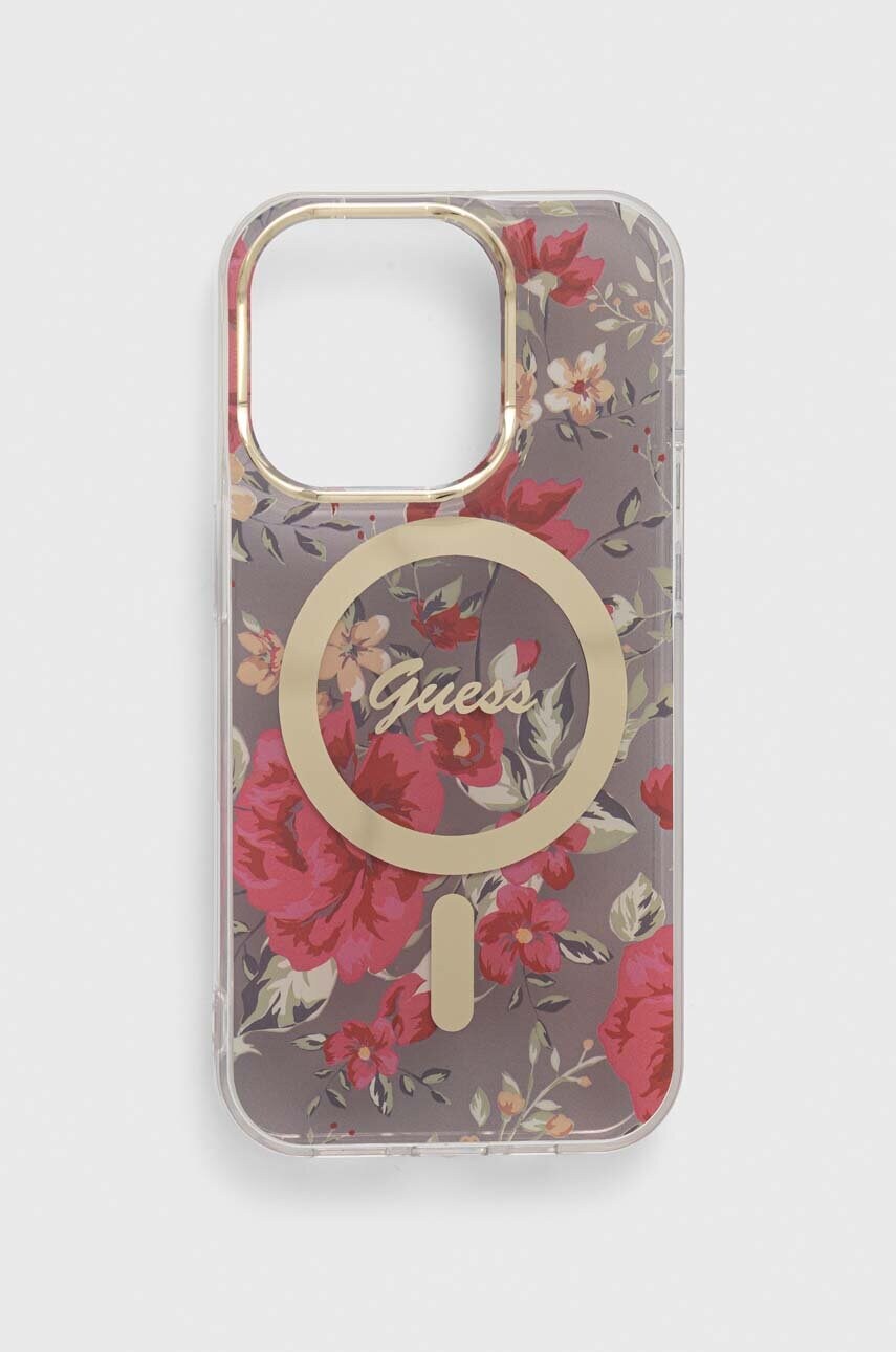 

Чехол на телефон Guess iPhone 14 Pro 6.1" цвет зелёный