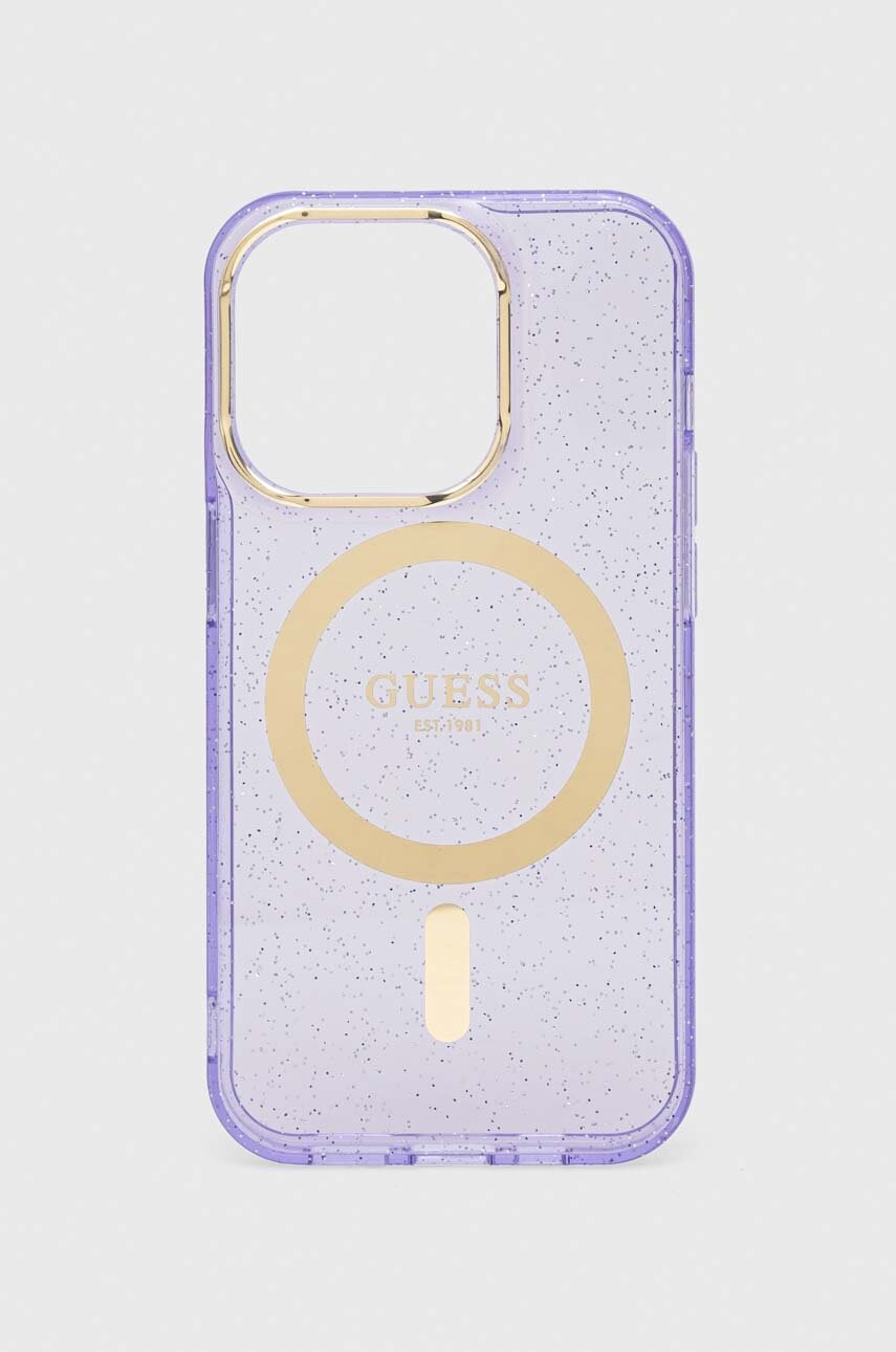 

Чехол на телефон Guess iPhone 14 Pro 6.1" цвет фиолетовый