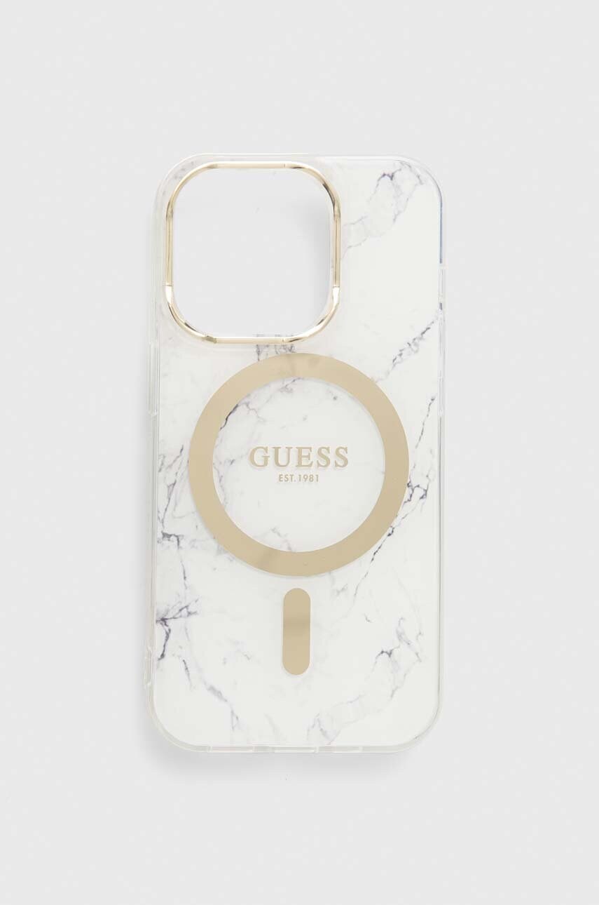 

Чехол на телефон Guess iPhone 14 Pro 6.1" цвет белый