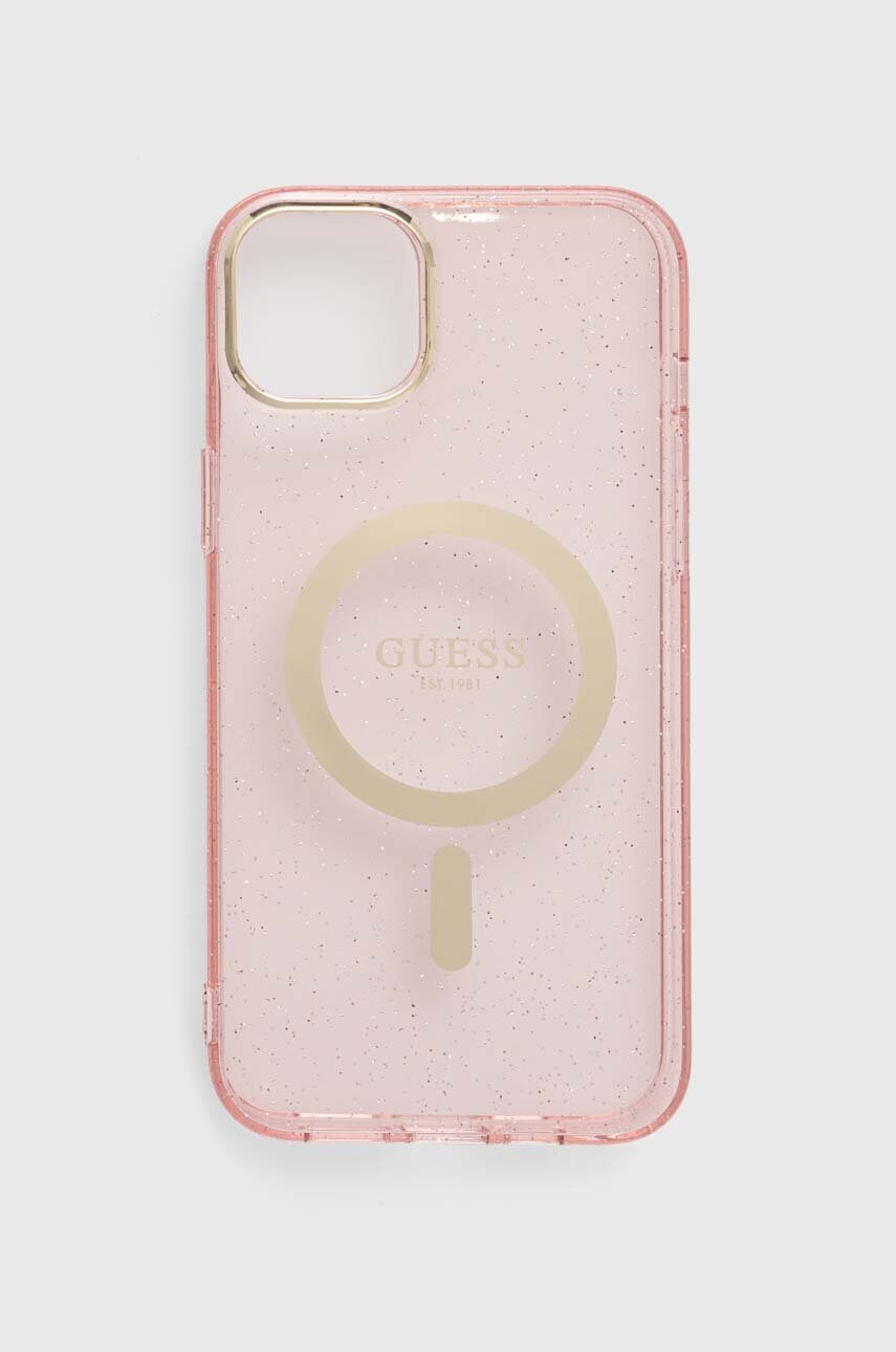 

Чехол на телефон Guess iPhone 14 Plus 6.7" цвет розовый