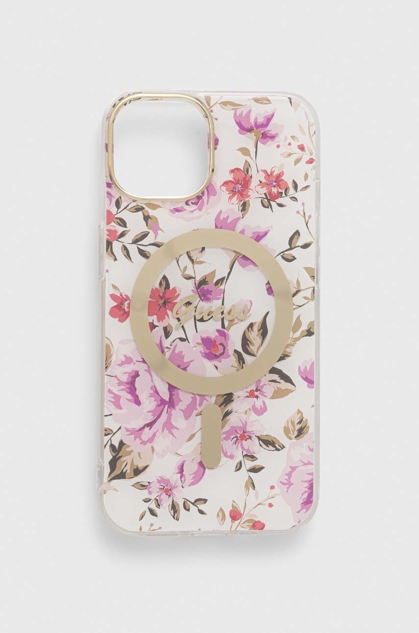 

Чехол на телефон Guess iPhone 14 6.1" цвет прозрачный
