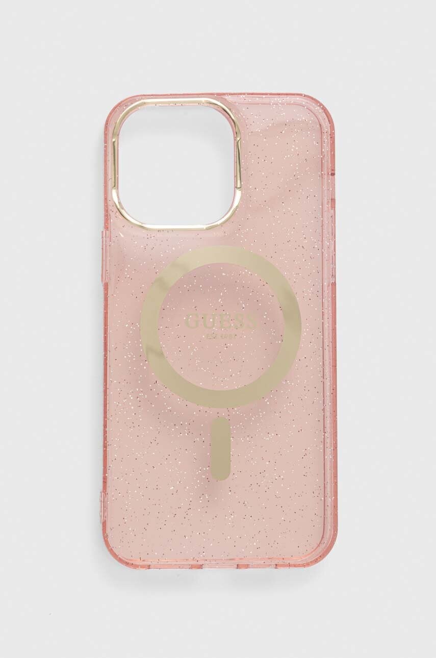 

Чехол на телефон Guess iPhone 14 Pro Max 6.7" цвет розовый