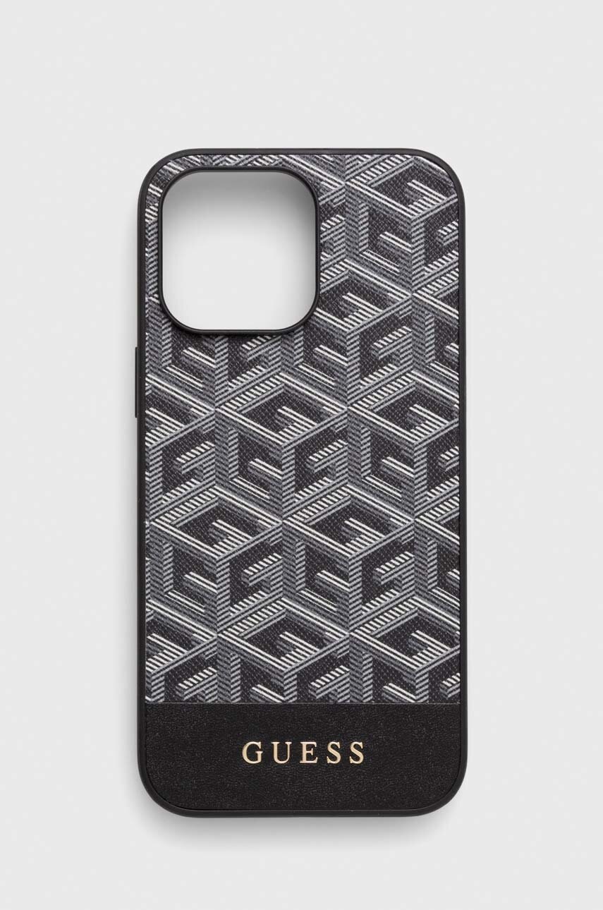 

Кейс за телефон Guess iPhone 14 Pro Max 6.7" в черно, Черен
