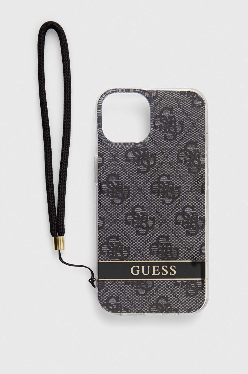 

Чехол на телефон Guess iPhone 14 6,1" цвет серый