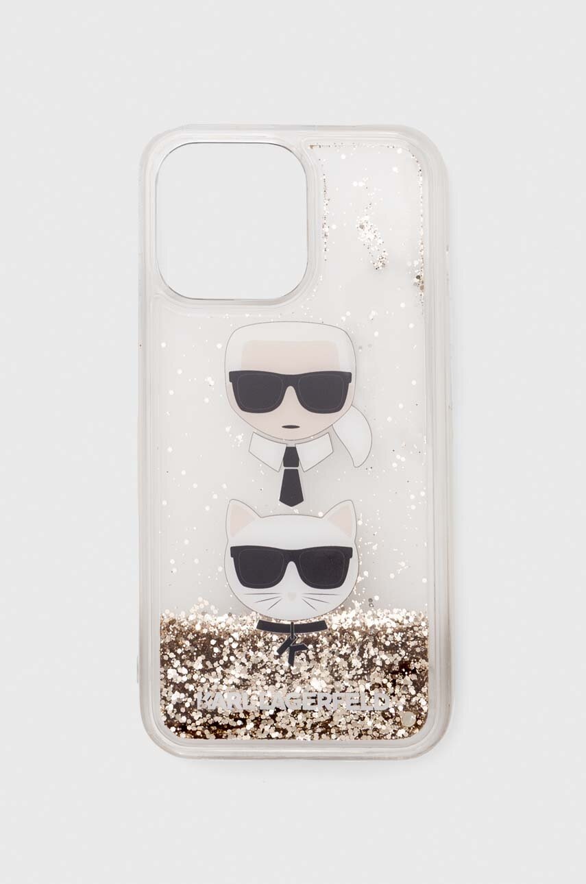 

Чехол на телефон Karl Lagerfeld iPhone 13 Pro / 13 6,1" цвет золотой