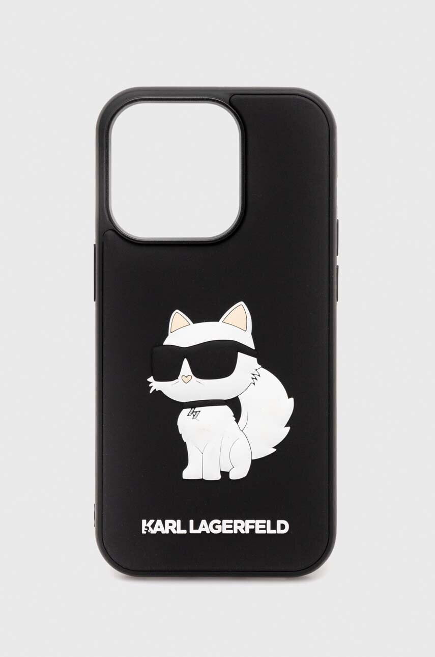 

Чохол на телефон Karl Lagerfeld iPhone 14 Pro 6.1" колір чорний