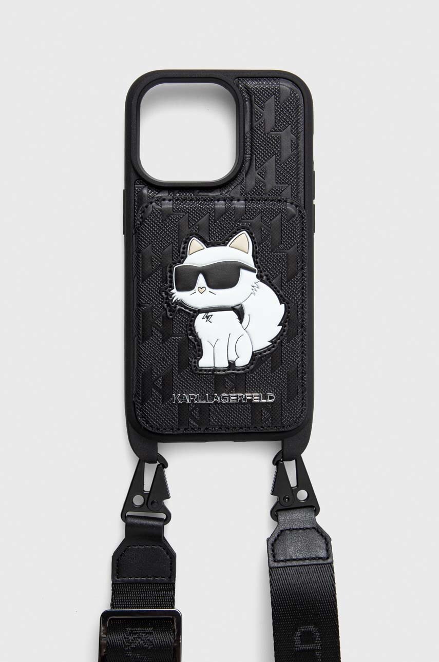 

Чехол на телефон Karl Lagerfeld iPhone 14 Pro 6.1" цвет чёрный