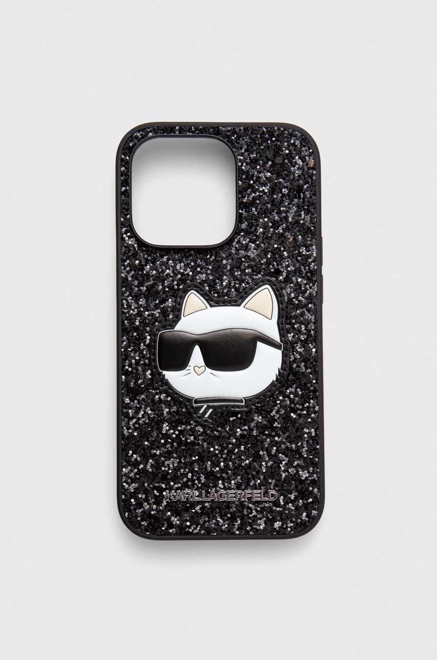 

Чехол на телефон Karl Lagerfeld iPhone 14 Pro 6,1" цвет чёрный