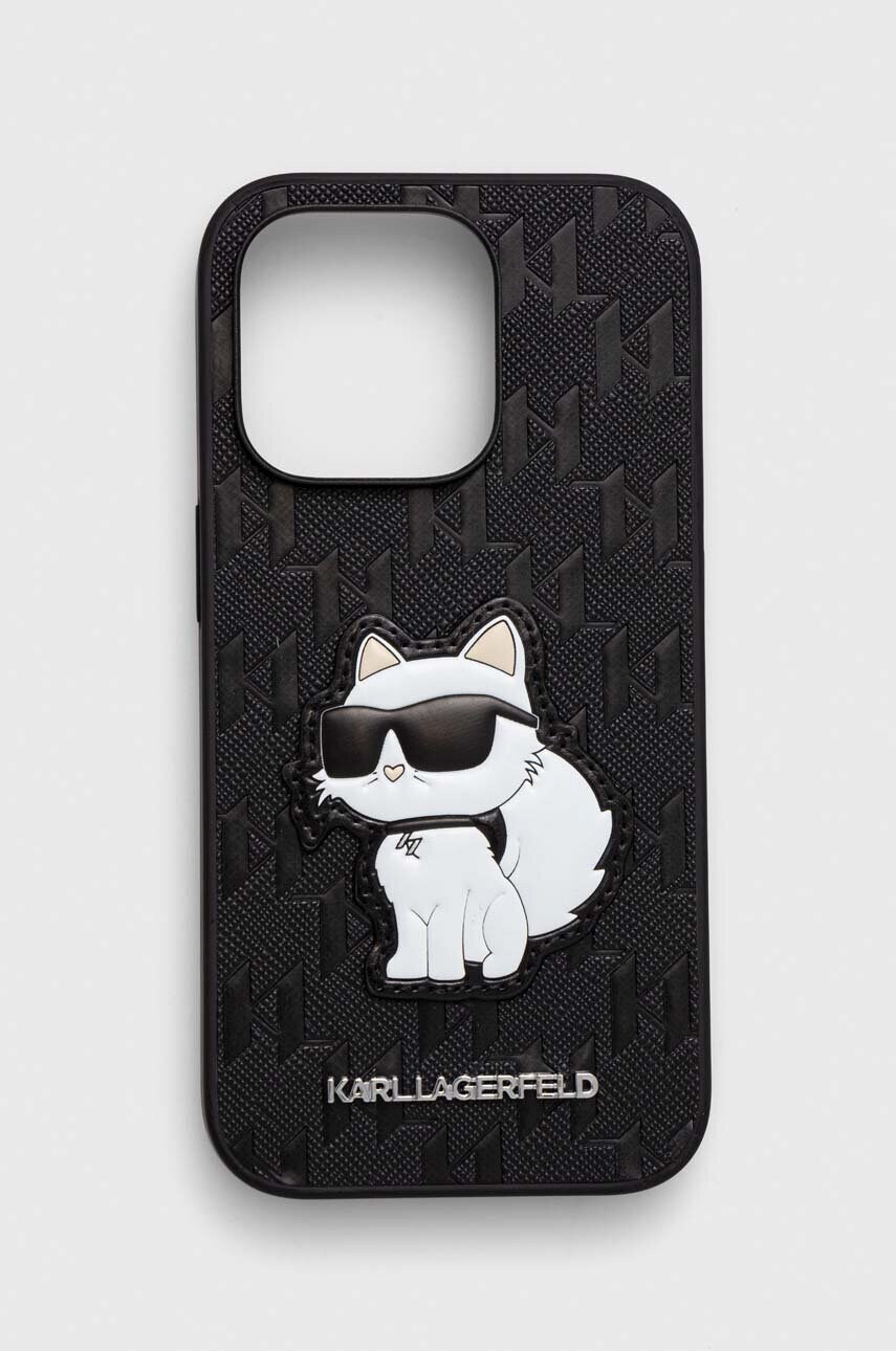 

Чохол на телефон Karl Lagerfeld iPhone 14 Pro 6.1" колір чорний