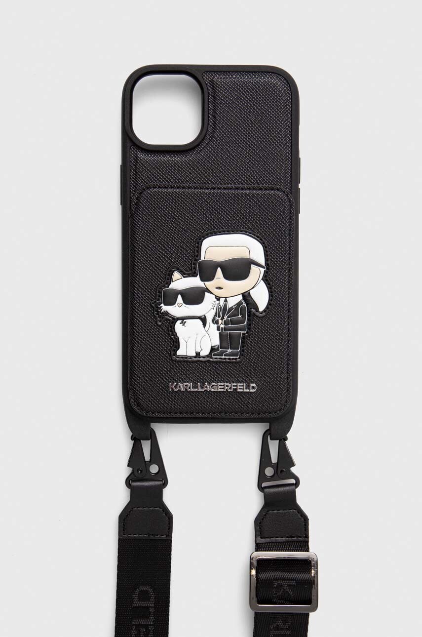 

Чохол для телефону Karl Lagerfeld iPhone 14 Plus 6.7" колір чорний