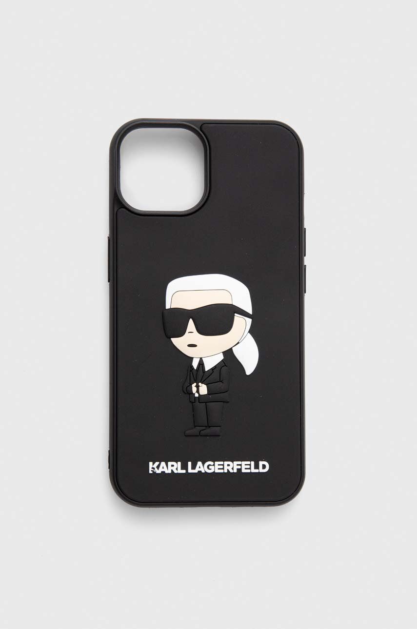 Levně Obal na telefon Karl Lagerfeld iPhone 14 6.1" černá barva