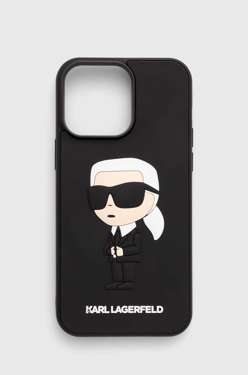 

Чохол на телефон Karl Lagerfeld iPhone 14 Pro Max 6.7" колір чорний
