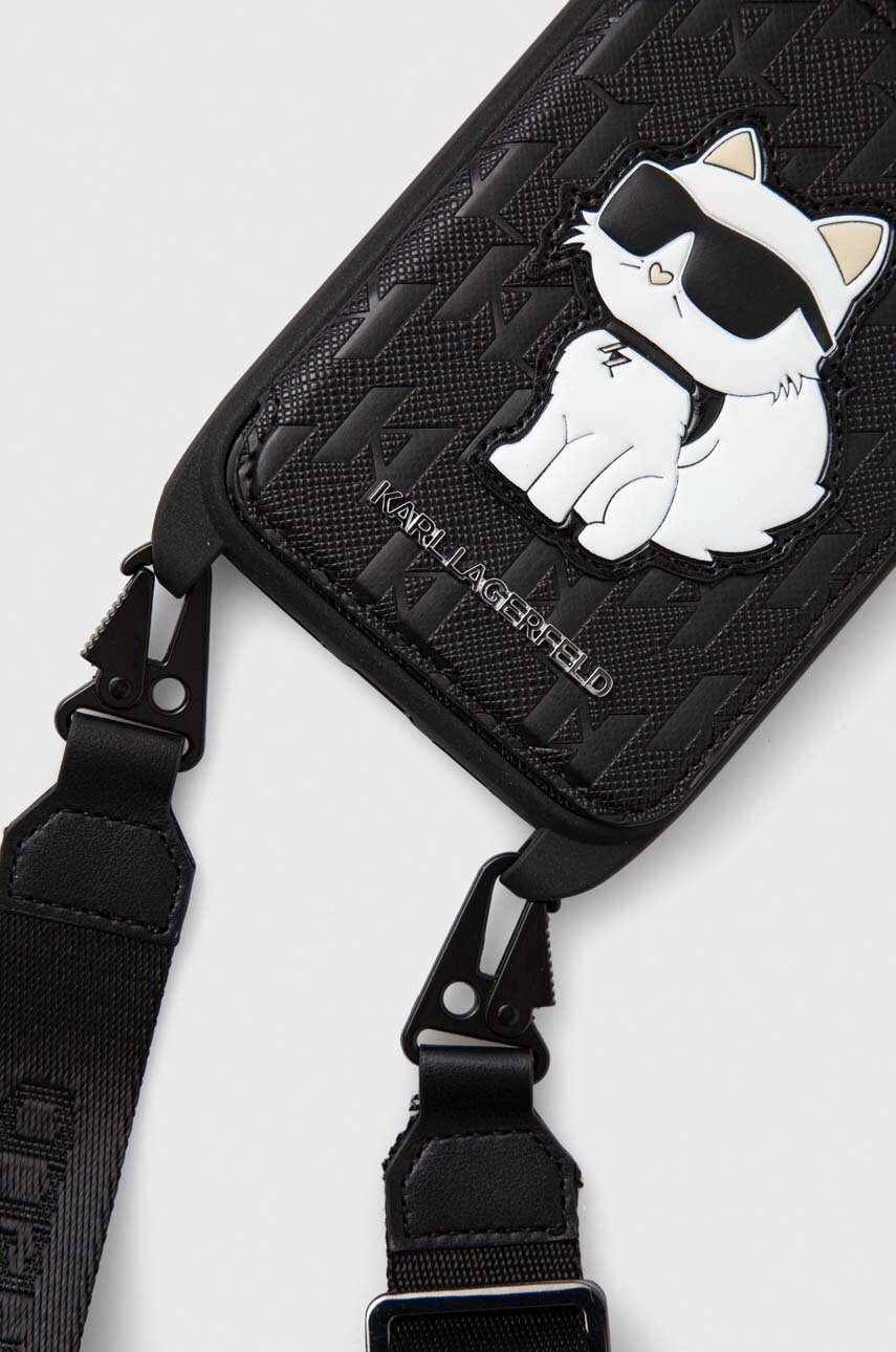 

Чохол на телефон Karl Lagerfeld iPhone 14 Pro Max 6.7" колір чорний