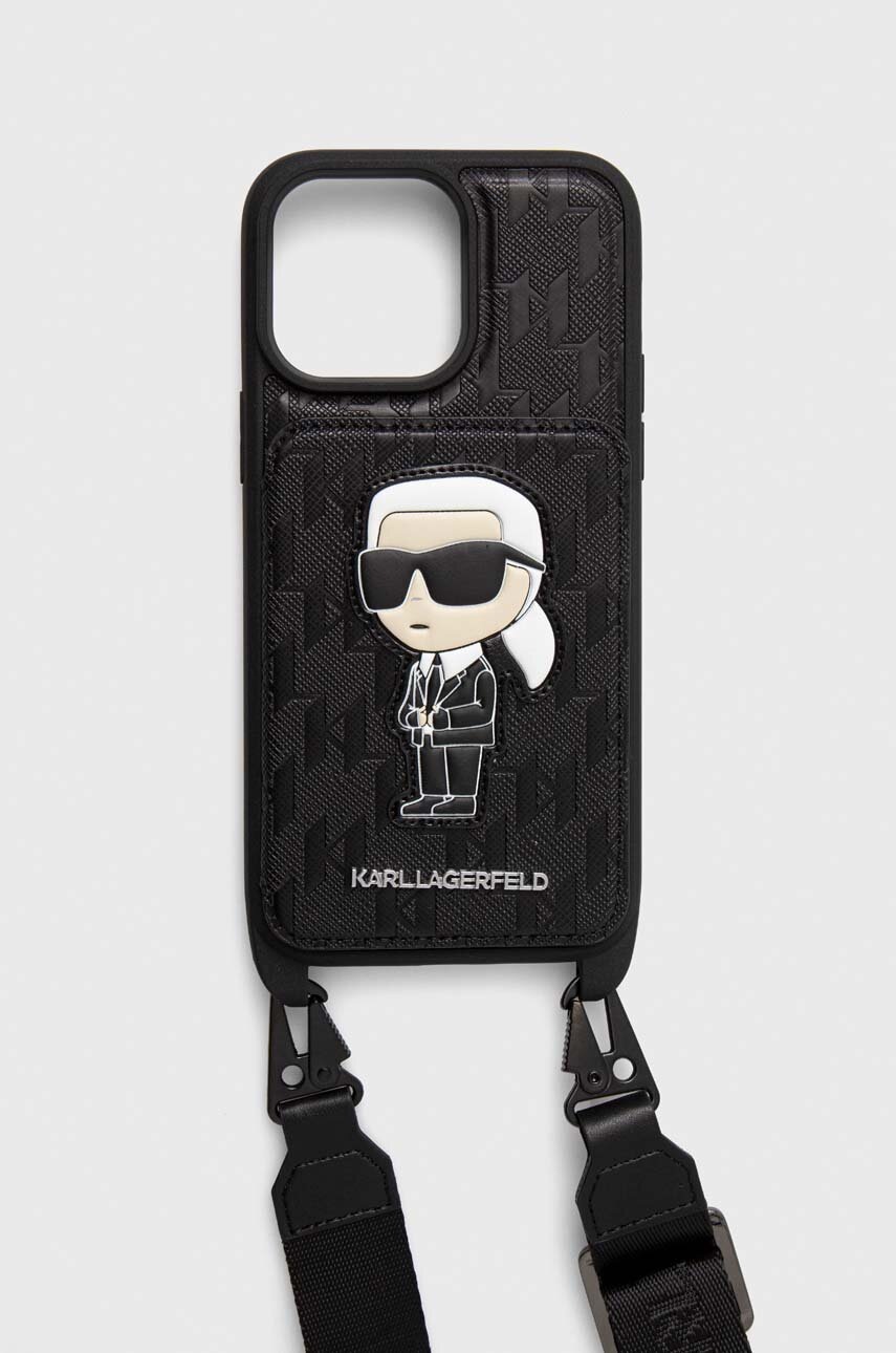 

Чохол на телефон Karl Lagerfeld iPhone 14 Pro Max 6.7" колір чорний