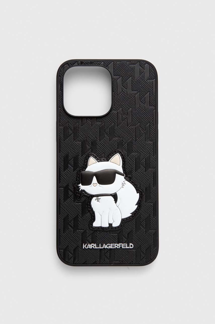 

Чехол на телефон Karl Lagerfeld iPhone 14 Pro Max 6.7" цвет чёрный
