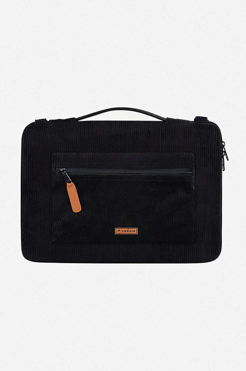 Cabaia husa laptop culoarea negru
