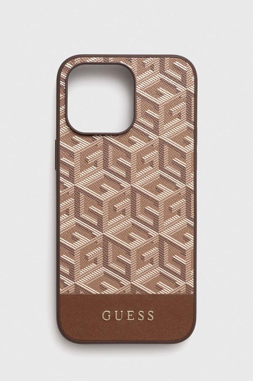 

Чехол на телефон Guess iPhone 14 Pro Max 6.7" цвет коричневый