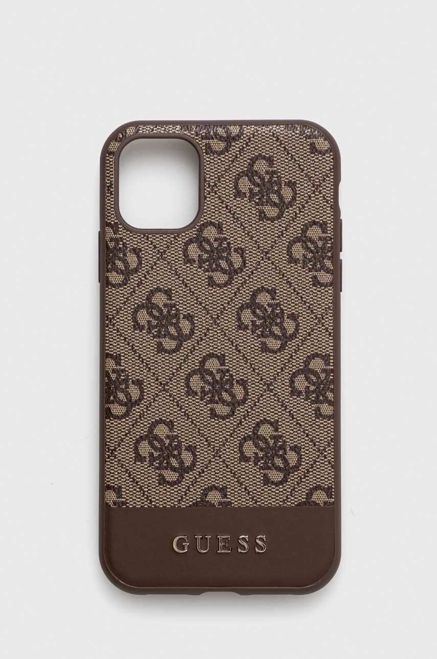 

Кейс за телефон Guess iPhone 11 6,1" / Xr в кафяво, Кафяв